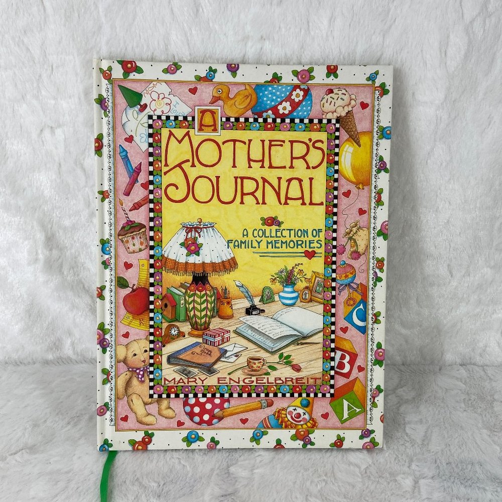 Mary Engelbreit Mothers Journal Book Laminated Hard Cover 1993